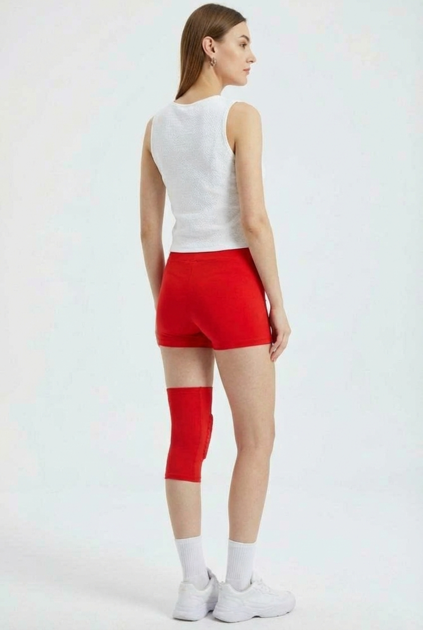 1 Maintien de Compression pour Genoux Rouge