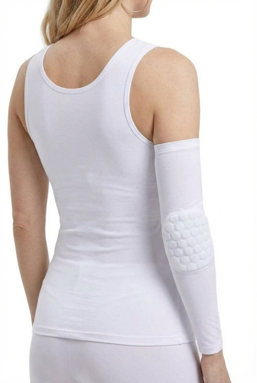 1 Maintien de Compression pour Coude Blanc