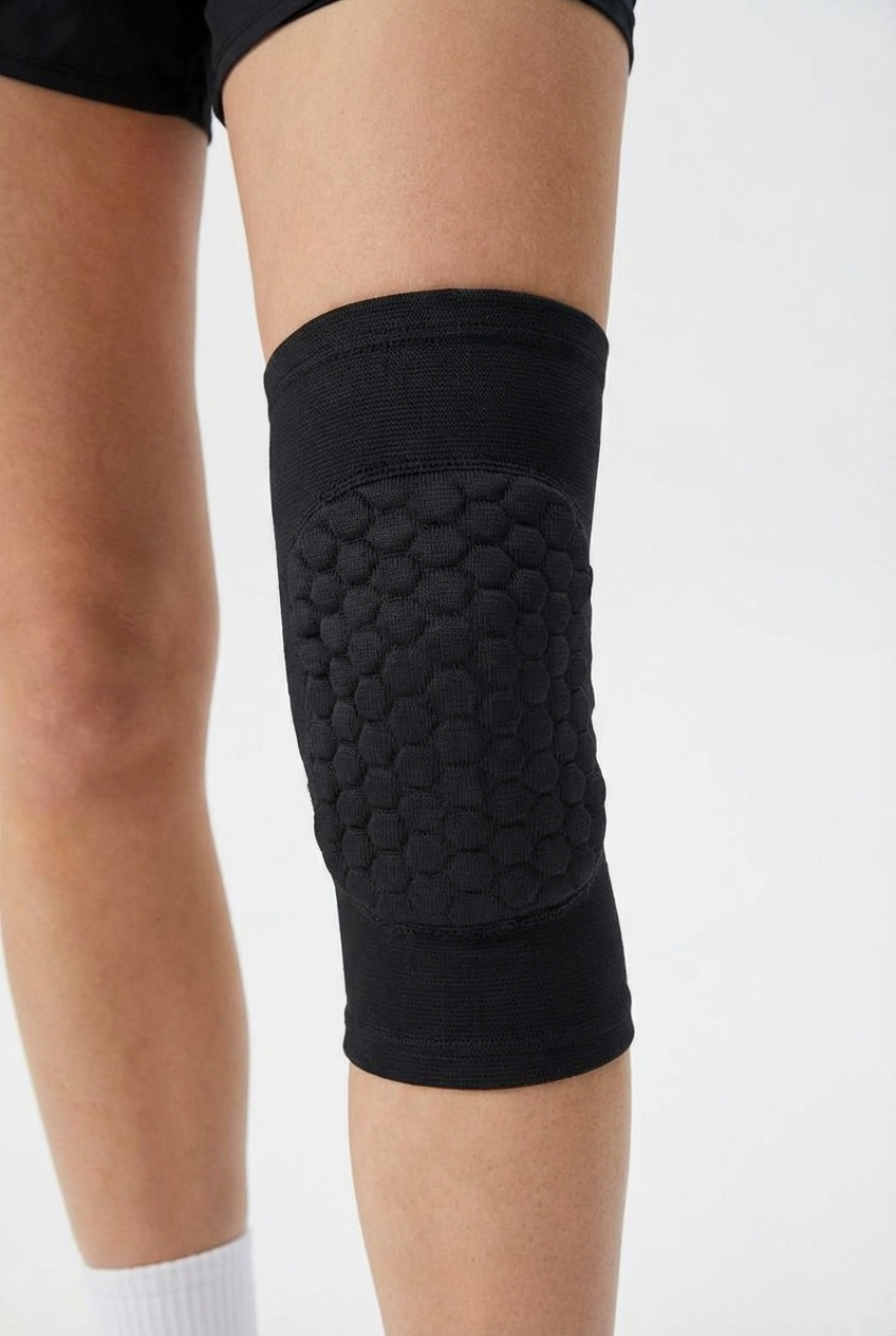 1 Maintien de Compression pour Genoux Noir
