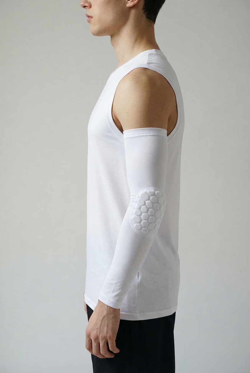 1 Maintien de Compression pour Coude Blanc