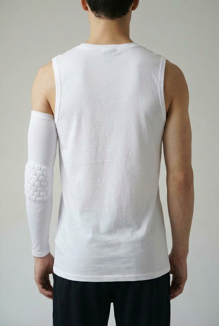 1 Maintien de Compression pour Coude Blanc