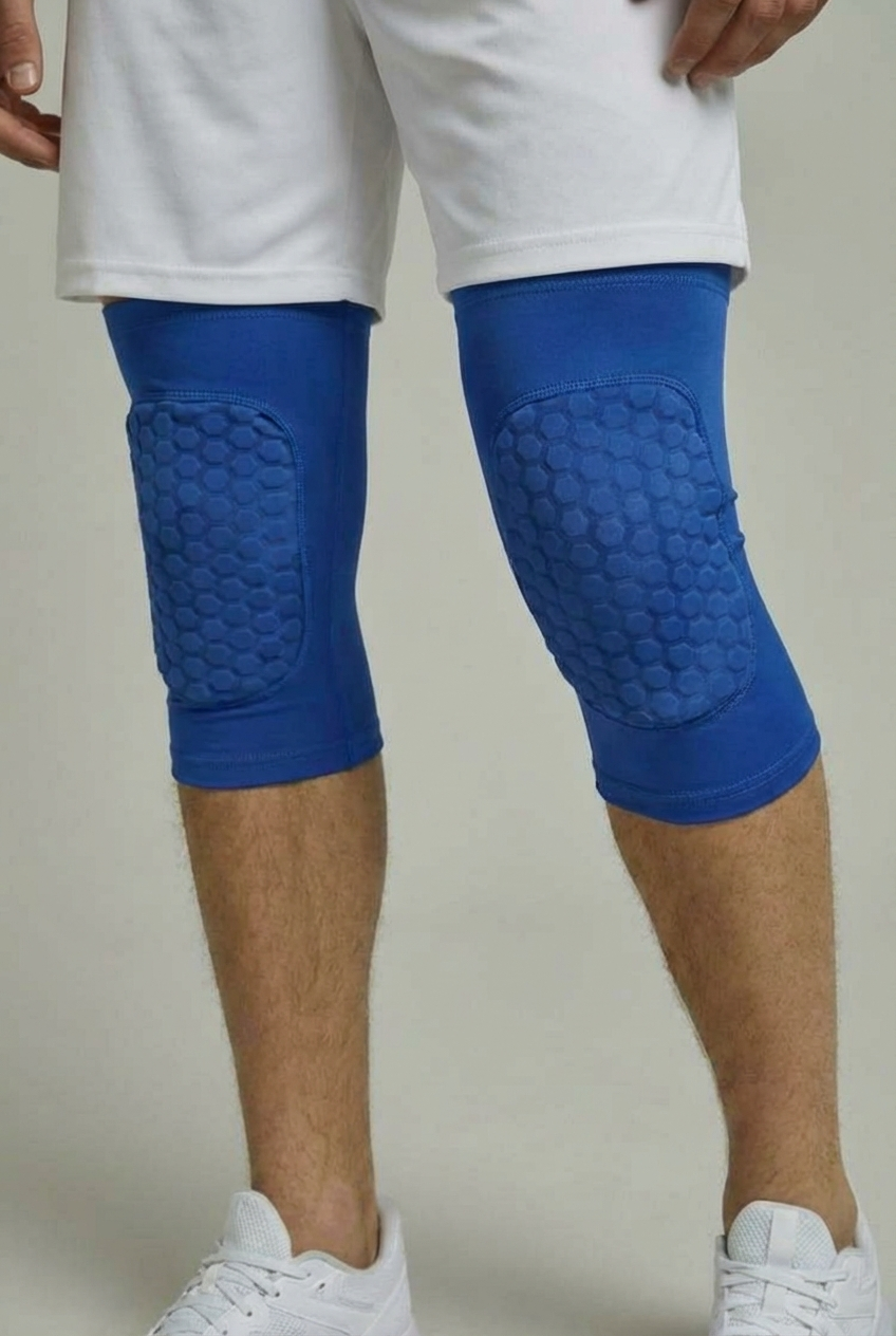 2 Maintiens de Compression pour Genoux Bleu