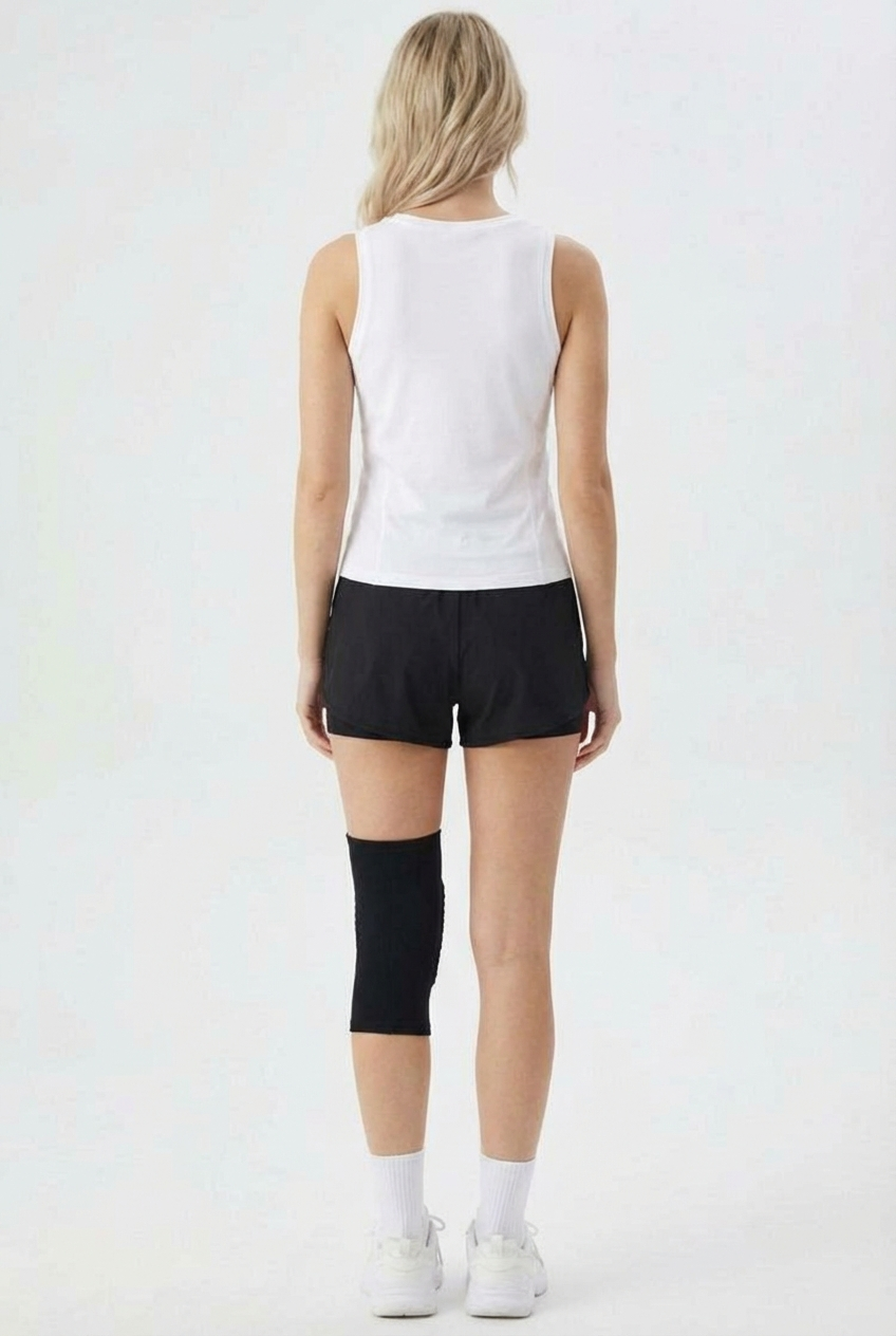 1 Maintien de Compression pour Genoux Noir