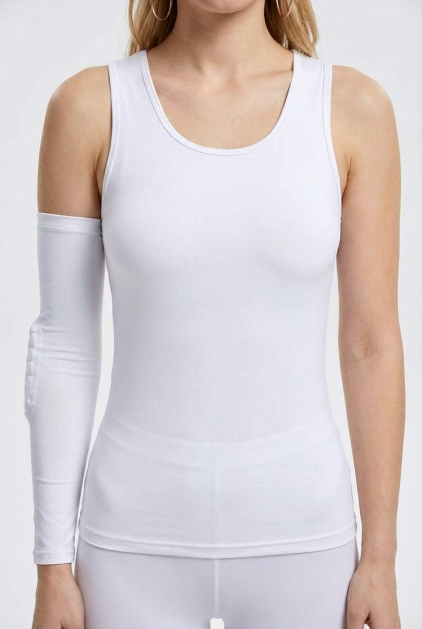 1 Maintien de Compression pour Coude Blanc