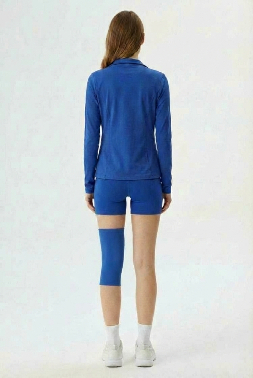 1 Maintien de Compression pour Genoux Bleu