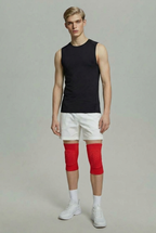 2 Maintiens de Compression pour Genoux Rouge