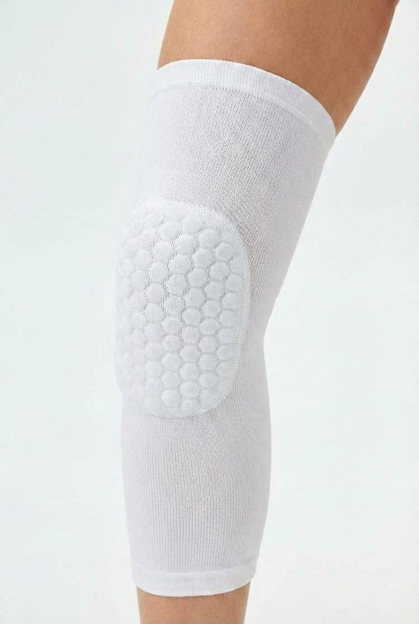 1 Maintien de Compression pour Genoux et Jambes Blanc