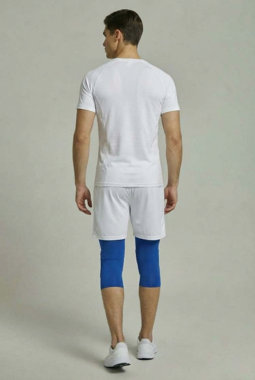 2 Maintiens de Compression pour Genoux Bleu