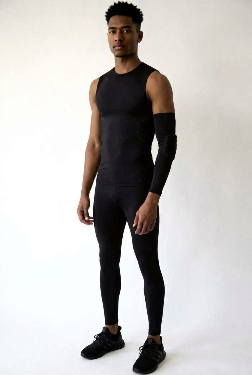 1 Maintien de Compression pour Coudes Noir