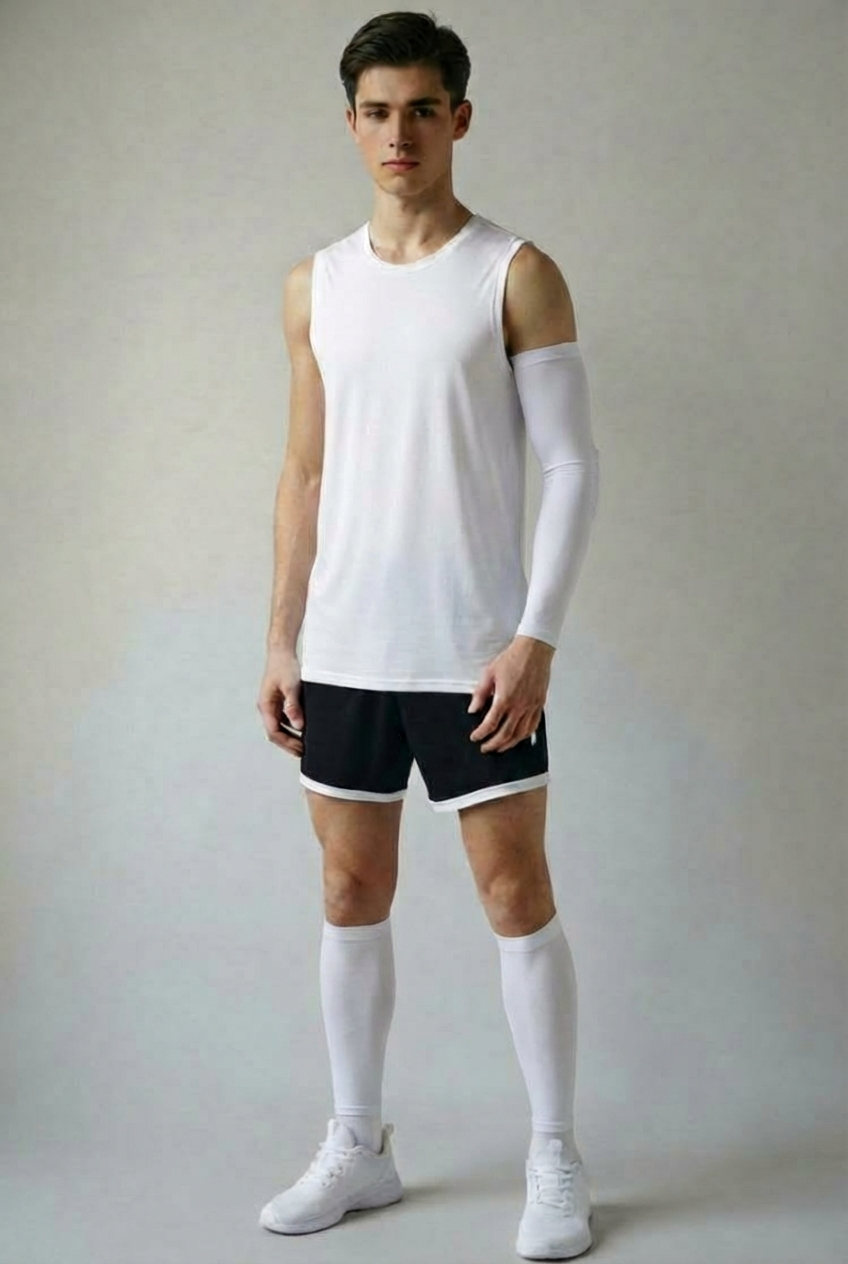 1 Maintien de Compression pour Coude Blanc