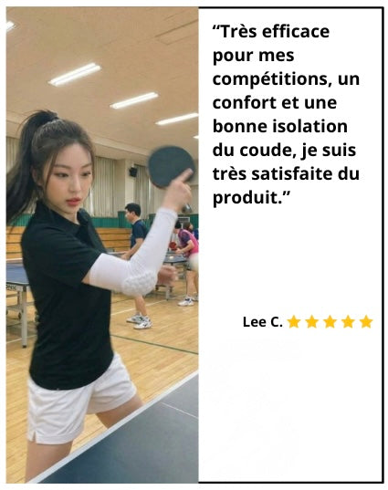 1 Maintien de Compression pour Coude Blanc