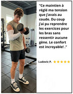 1 Maintien de Compression pour Coude Blanc