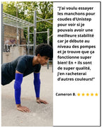 1 Maintien de Compression pour Coudes Bleu