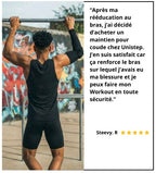 1 Maintien de Compression pour Coudes Noir