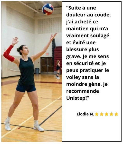 1 Maintien de Compression pour Coudes Rouge