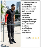 1 Maintien de Compression pour Coudes Rouge