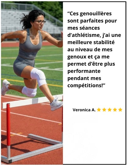 2 Maintiens de Compression pour Genoux Blanc