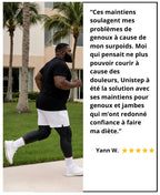 2 Maintiens de Compression pour Genoux et Jambes Noir