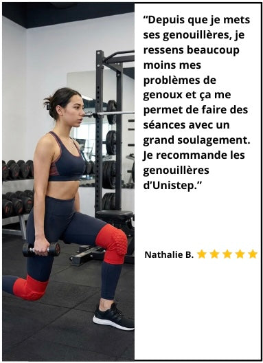 2 Maintiens de Compression pour Genoux Rouge