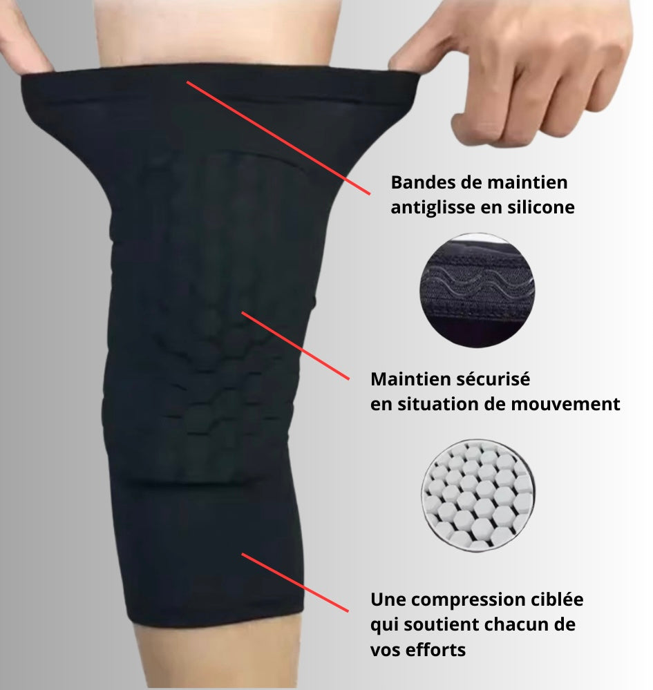 2 Maintiens de Compression pour Genoux Blanc