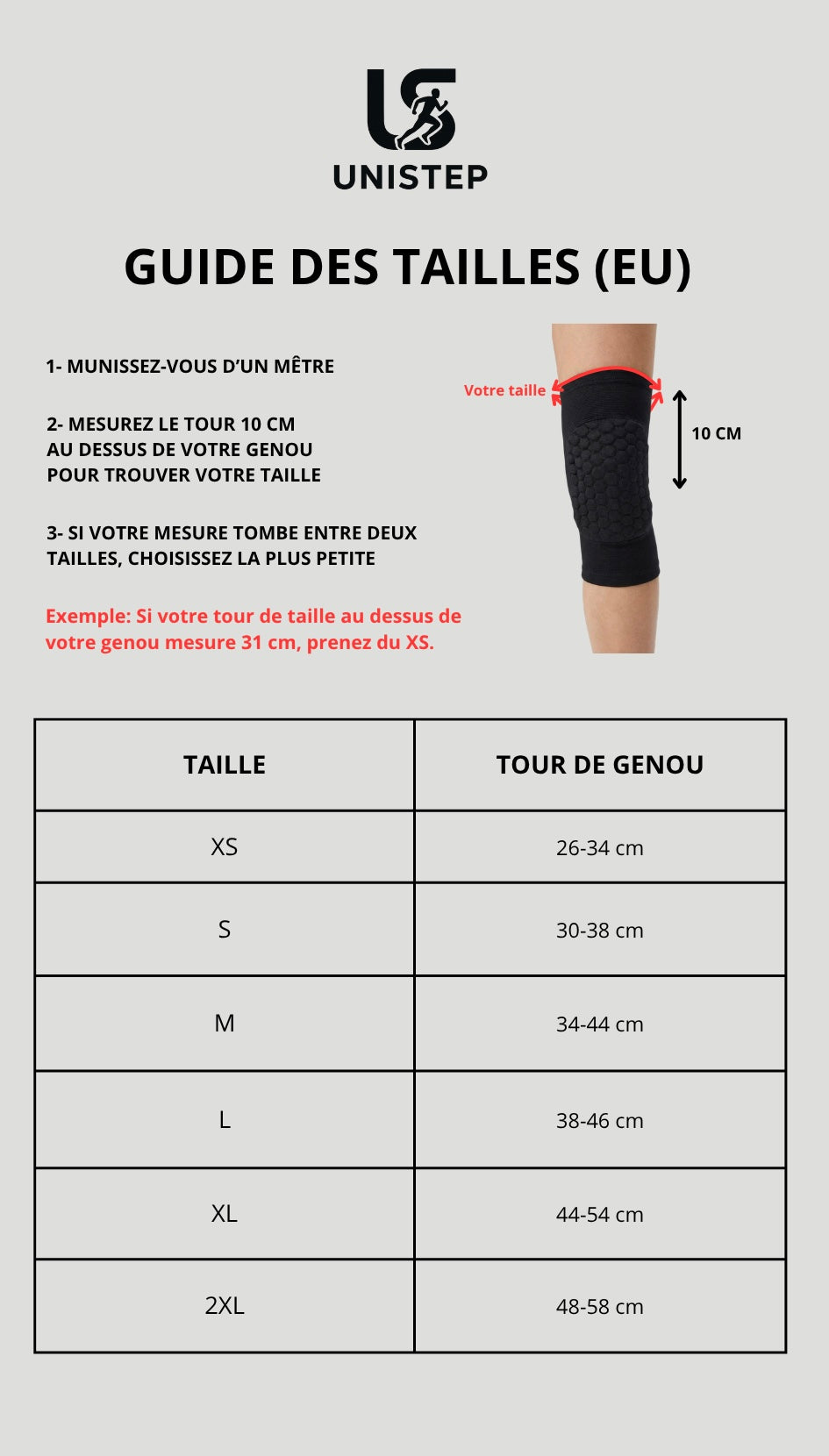 2 Maintiens de Compression pour Genoux Bleu