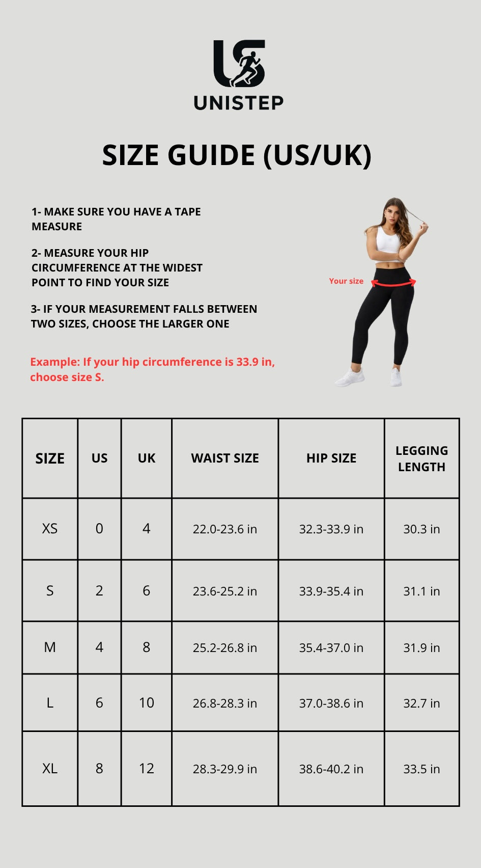 Legging Unistep Classic Marron
