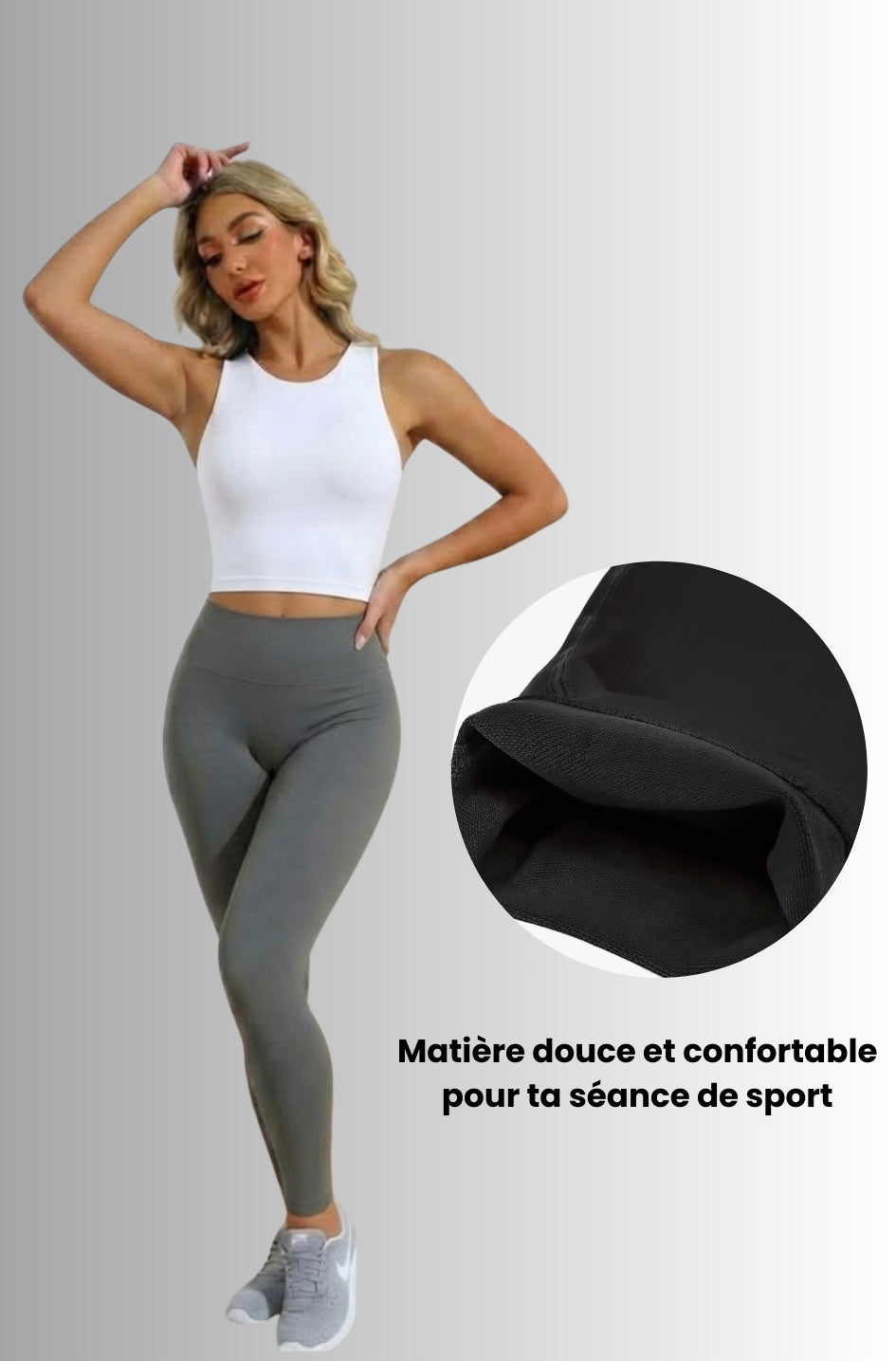 Legging Unistep Classic Gris