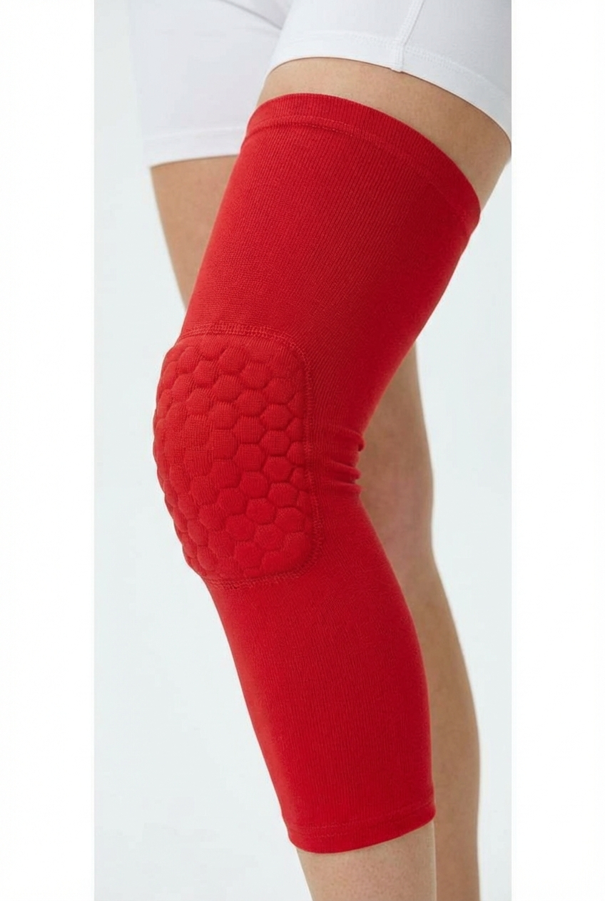 1 Maintien de Compression pour Genoux et Jambes Rouge