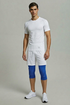 2 Maintiens de Compression pour Genoux Bleu
