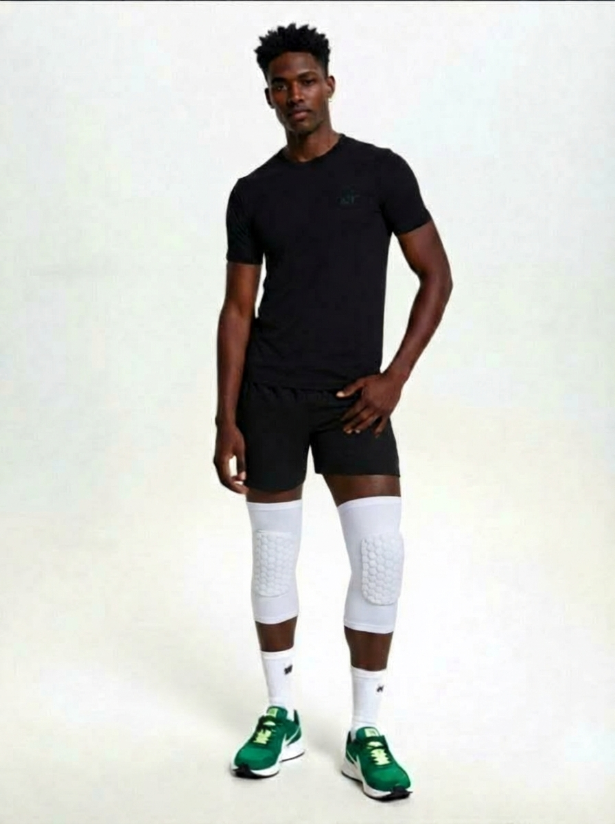 2 Maintiens de Compression pour Genoux Blanc