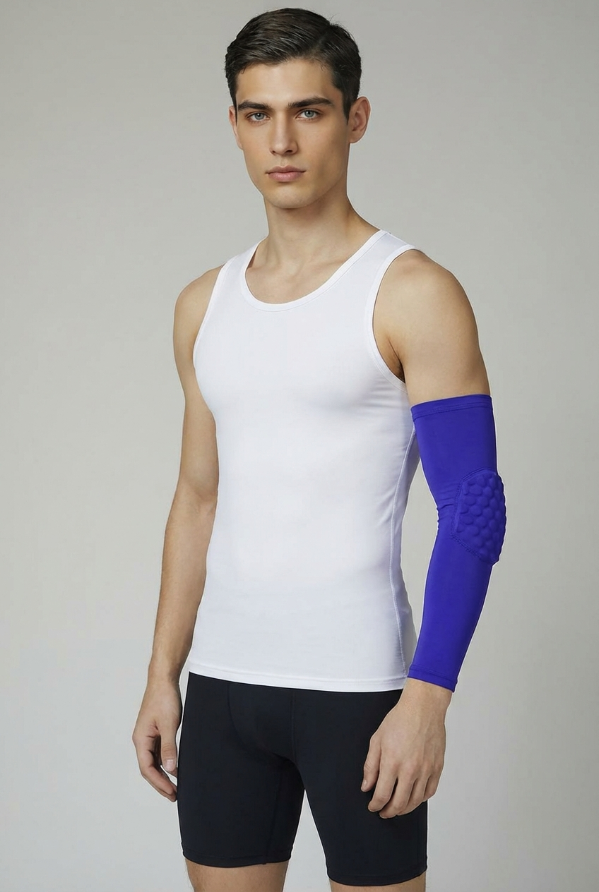 1 Maintien de Compression pour Coudes Bleu