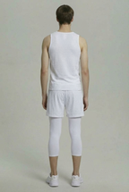 2 Maintiens de Compression pour Genoux et Jambes Blanc