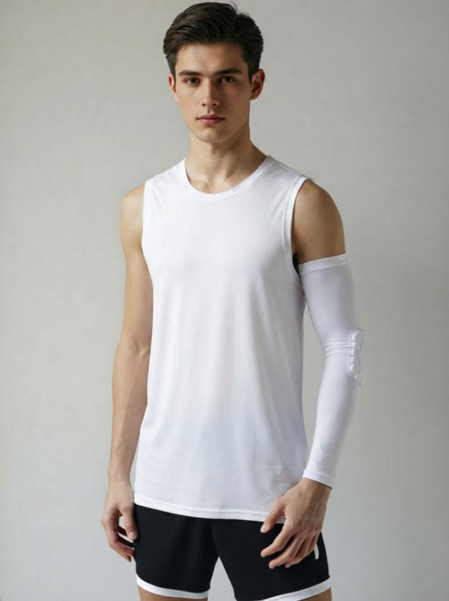 1 Maintien de Compression pour Coude Blanc