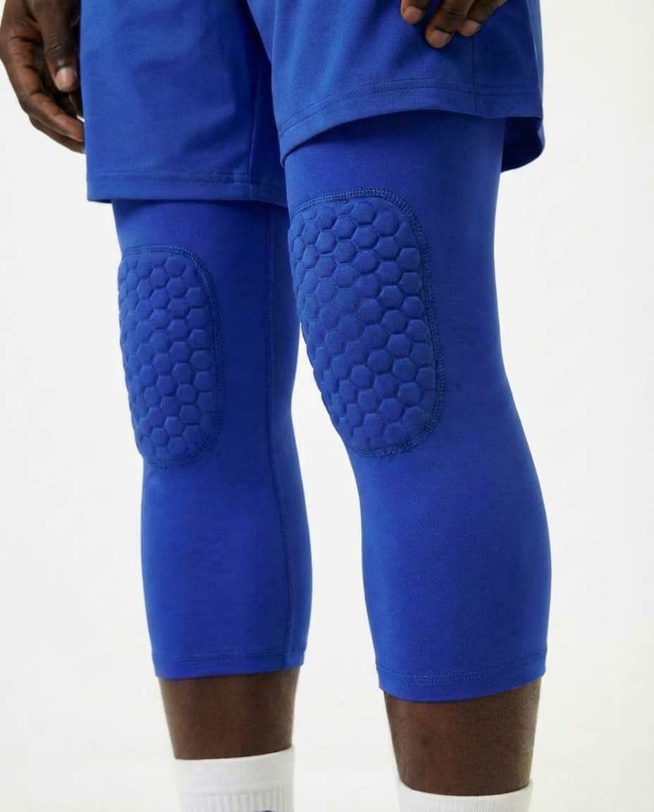 2 Maintiens de Compression pour Genoux et Jambes Bleu