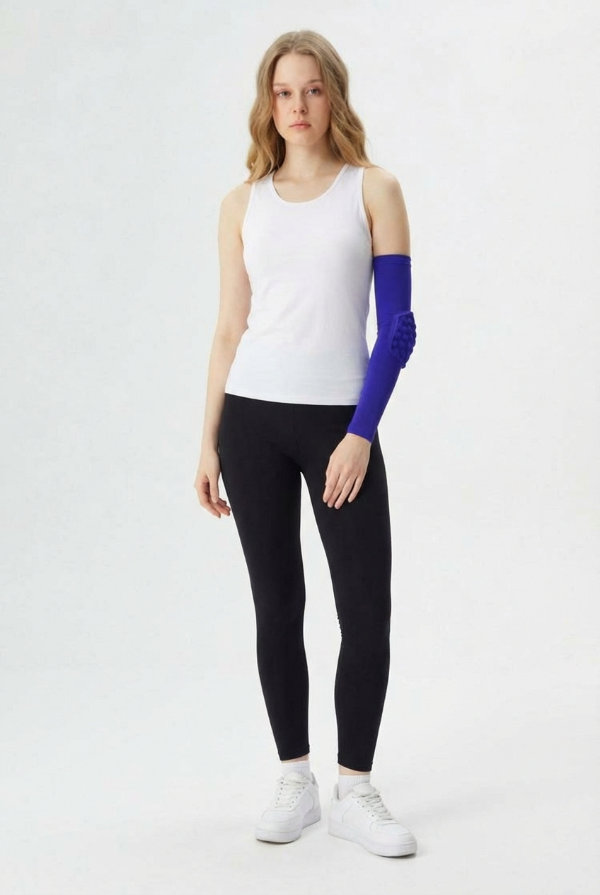 1 Maintien de Compression pour Coudes Bleu