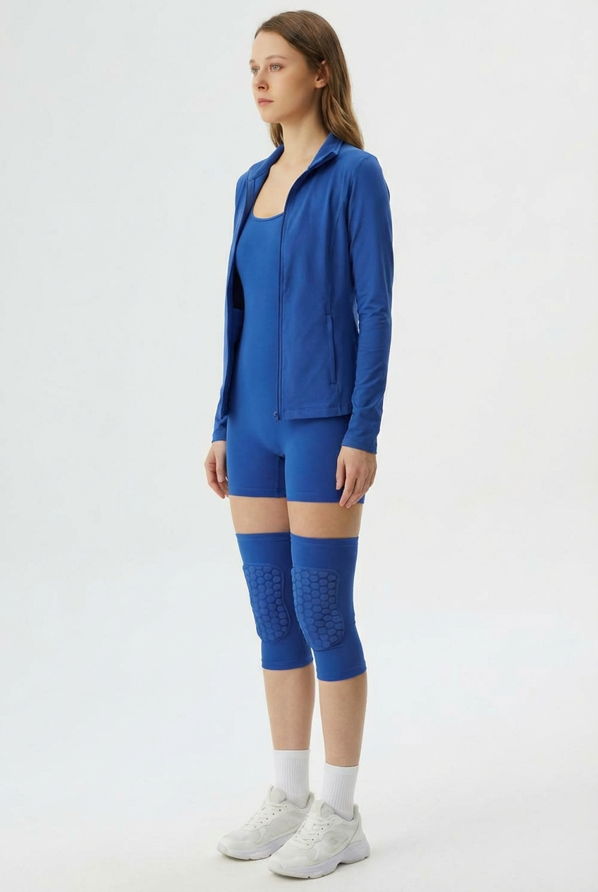 2 Maintiens de Compression pour Genoux Bleu