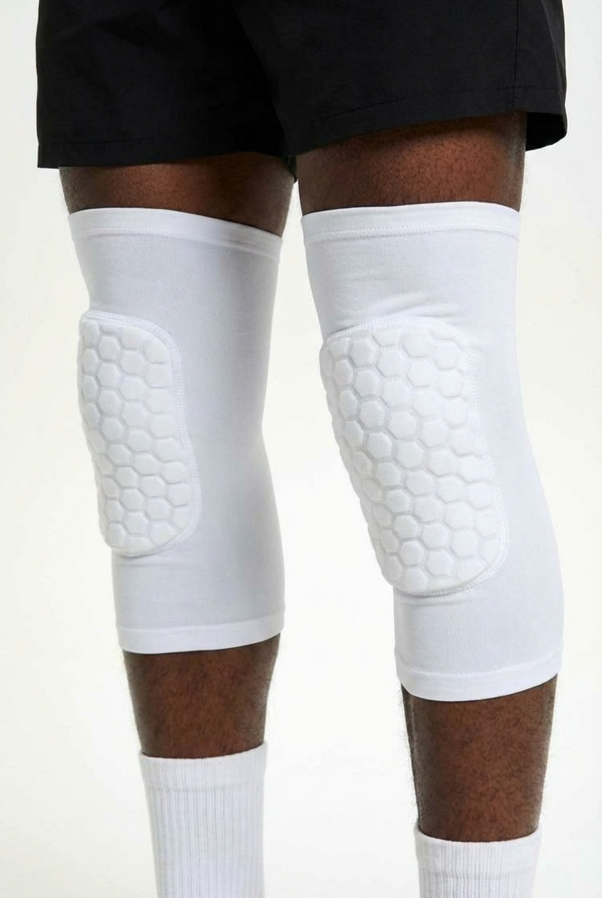 2 Maintiens de Compression pour Genoux Blanc