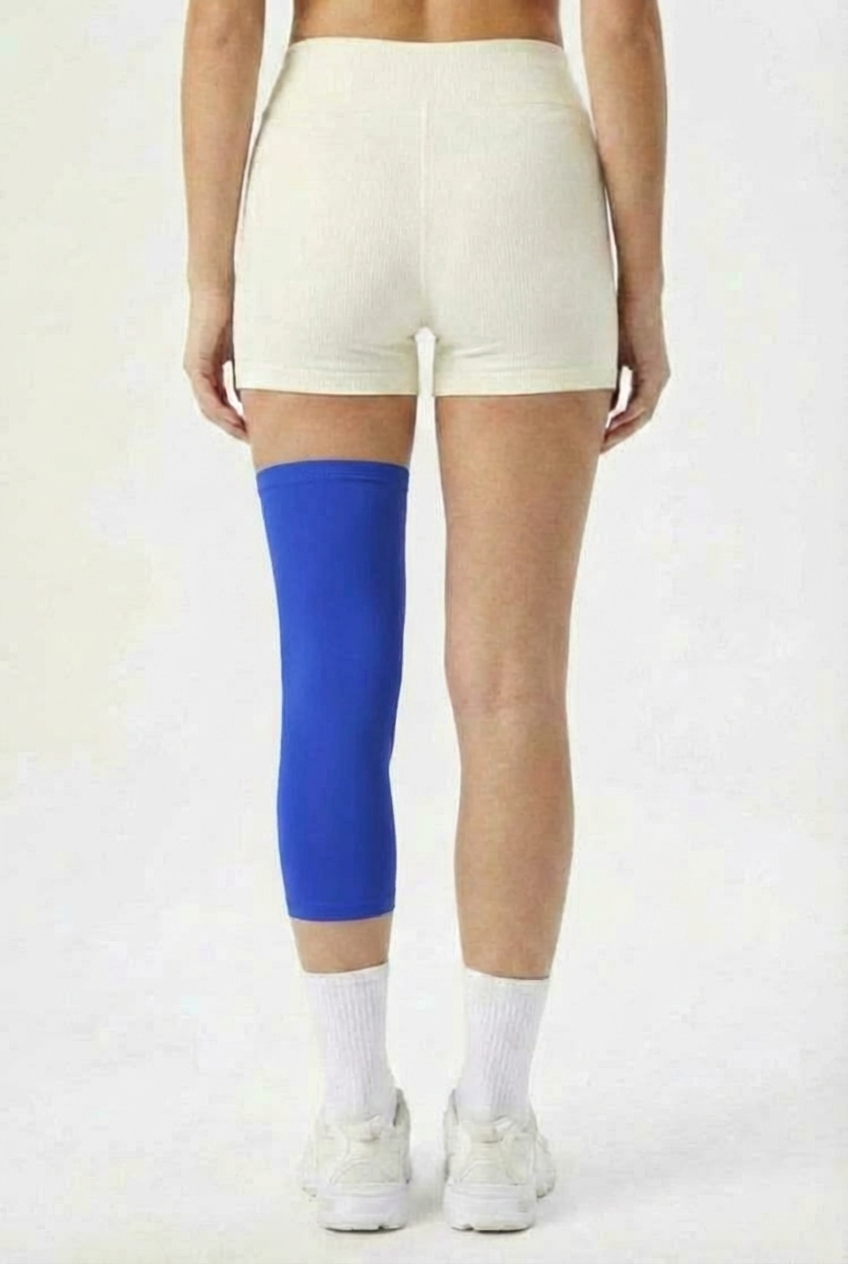 1 Maintien de Compression pour Genoux et Jambes Bleu