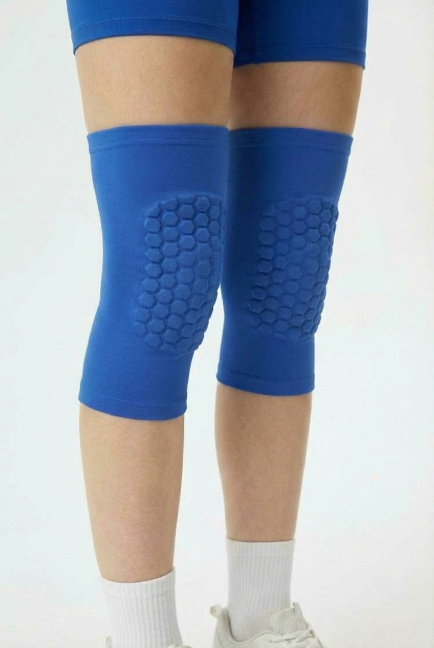 2 Maintiens de Compression pour Genoux Bleu